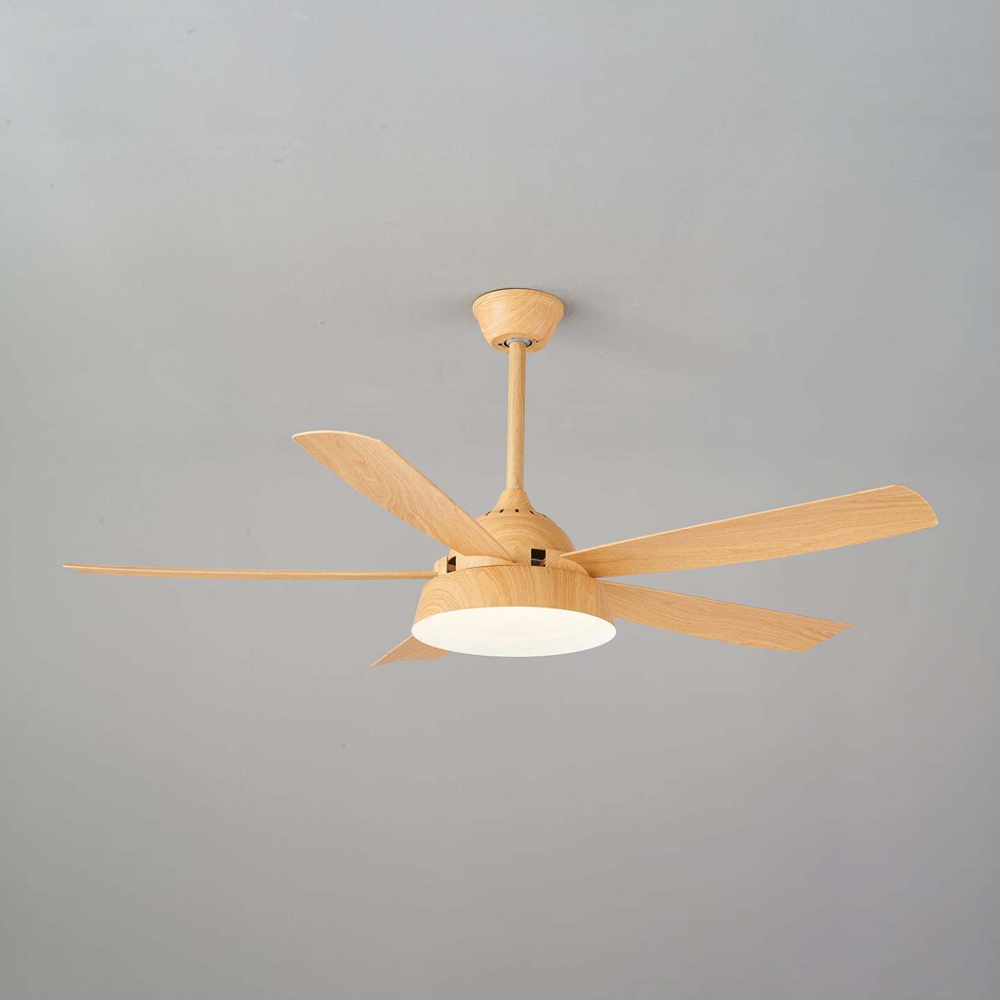 Ventilateur de Plafond Orvino en Bois avec Lumière - Neutralighting