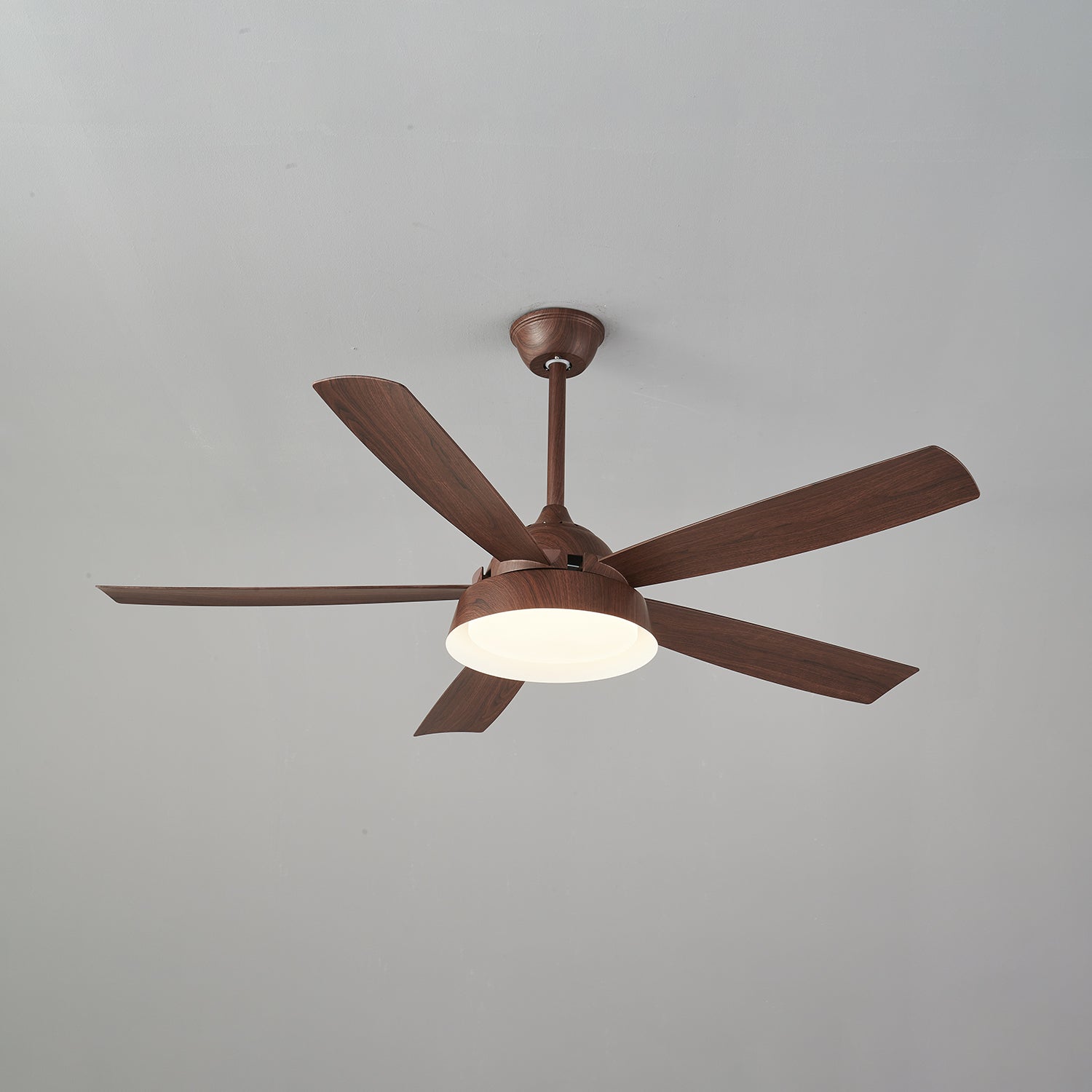 Ventilateur de Plafond Orvino en Bois avec Lumière - Neutralighting