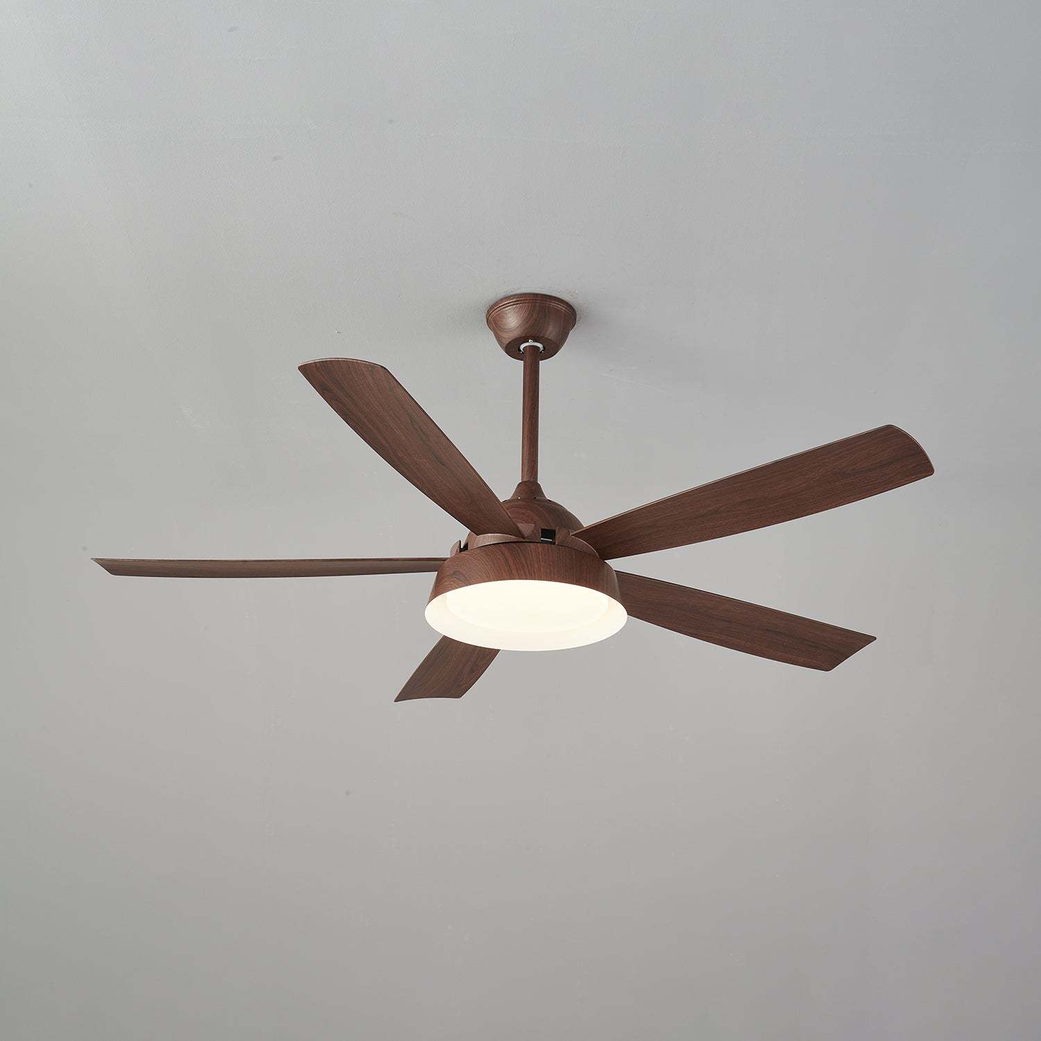 Ventilateur de Plafond Orvino en Bois avec Lumière - Neutralighting