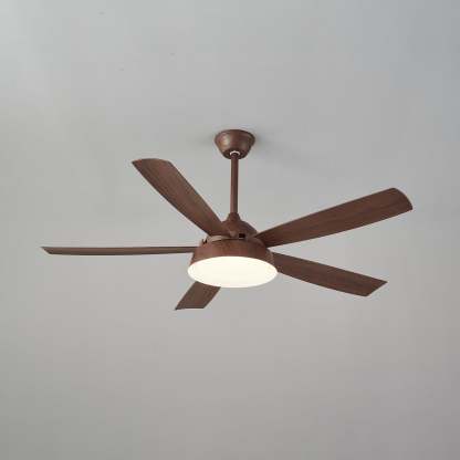 Ventilateur de Plafond Orvino en Bois avec Lumière - Neutralighting