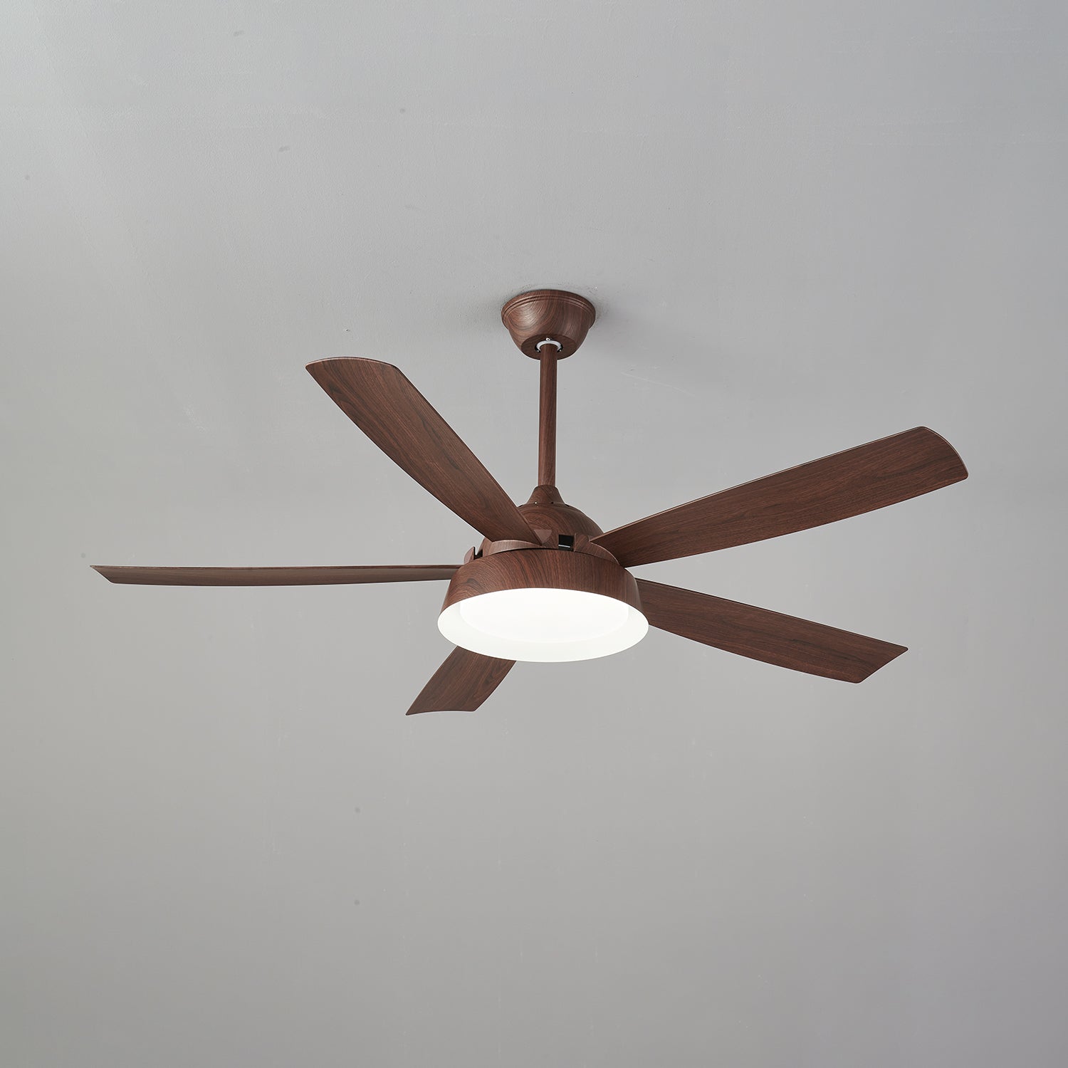 Ventilateur de Plafond Orvino en Bois avec Lumière - Neutralighting