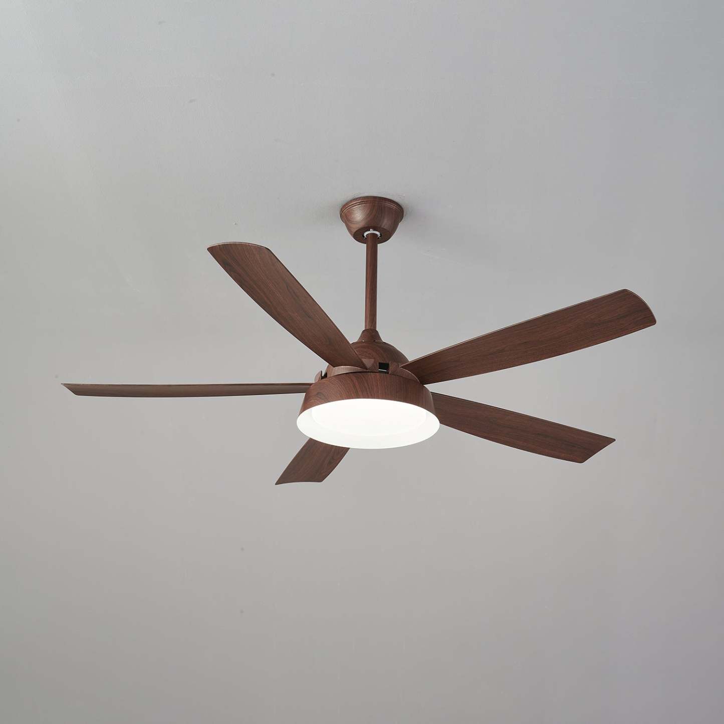 Ventilateur de Plafond Orvino en Bois avec Lumière - Neutralighting