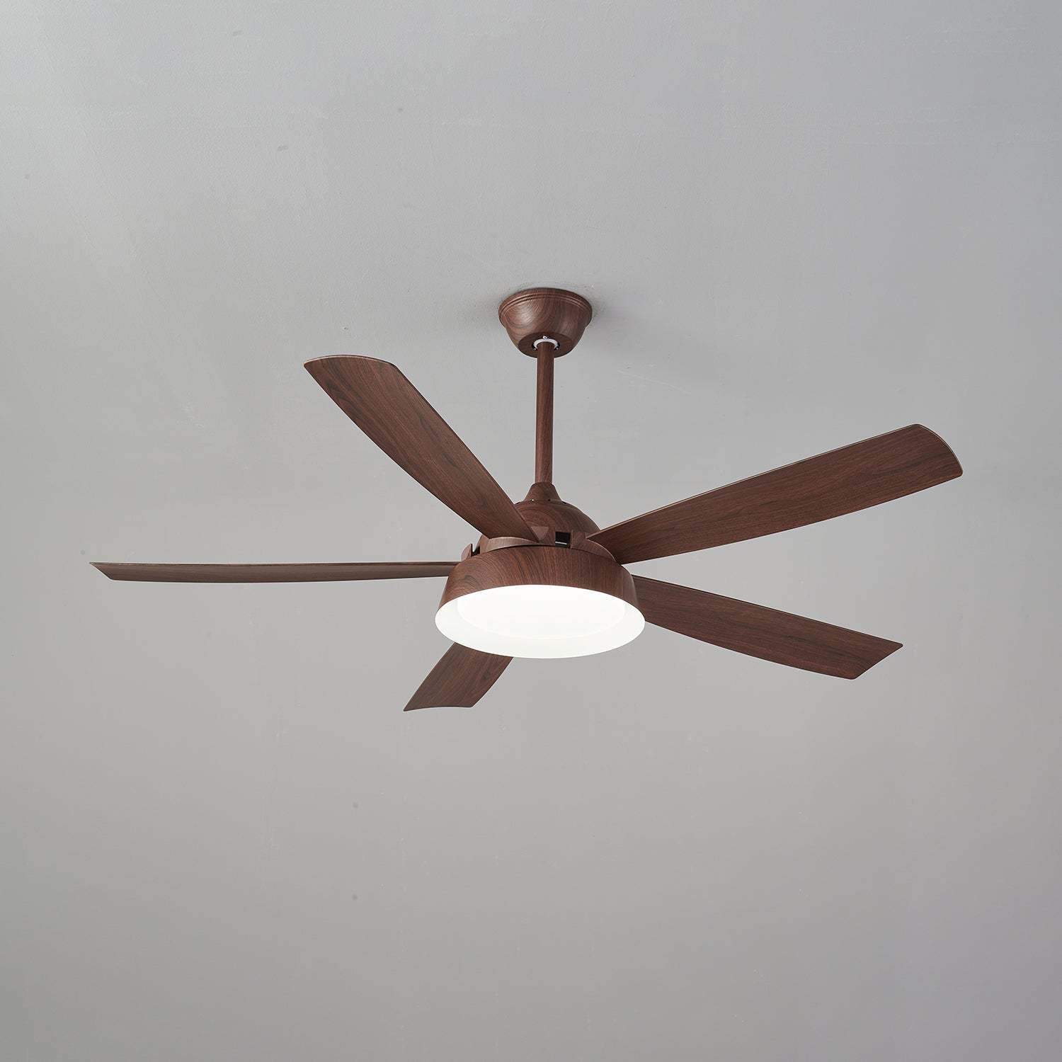 Ventilateur de Plafond Orvino en Bois avec Lumière - Neutralighting