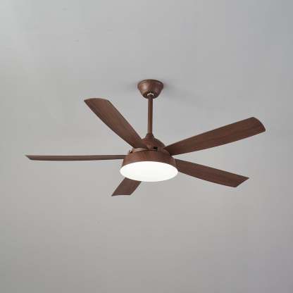Ventilateur de Plafond Orvino en Bois avec Lumière - Neutralighting