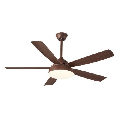 Ventilateur de Plafond Orvino en Bois avec Lumière - Neutralighting