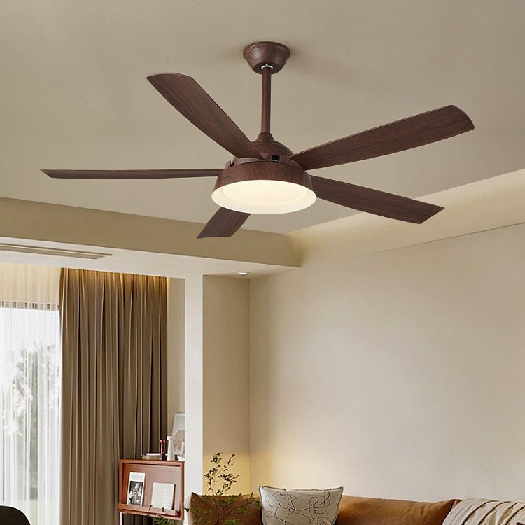 Ventilateur de Plafond Orvino en Bois avec Lumière - Neutralighting
