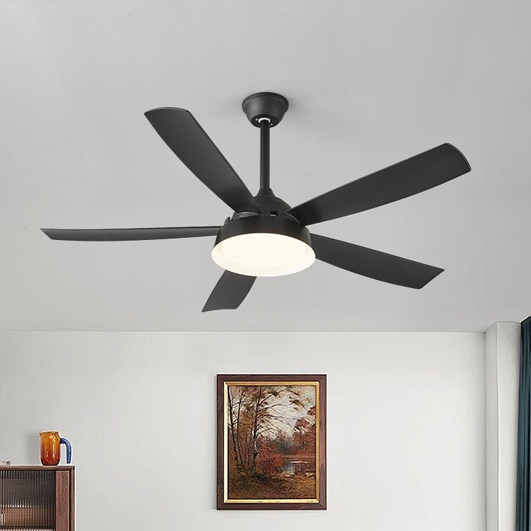 Ventilateur de Plafond Orvino en Bois avec Lumière - Neutralighting