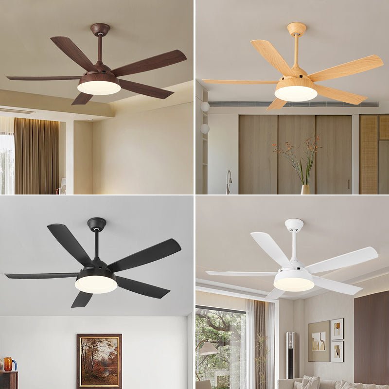 Ventilateur de Plafond Orvino en Bois avec Lumière - Neutralighting
