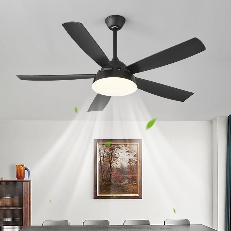 Ventilateur de Plafond Orvino en Bois avec Lumière - Neutralighting