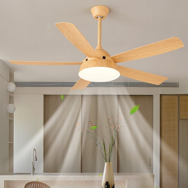 Ventilateur de Plafond Orvino en Bois avec Lumière - Neutralighting