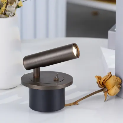 Edge Modern Minimalism Metal Wall Light Read Study Room Bedroom