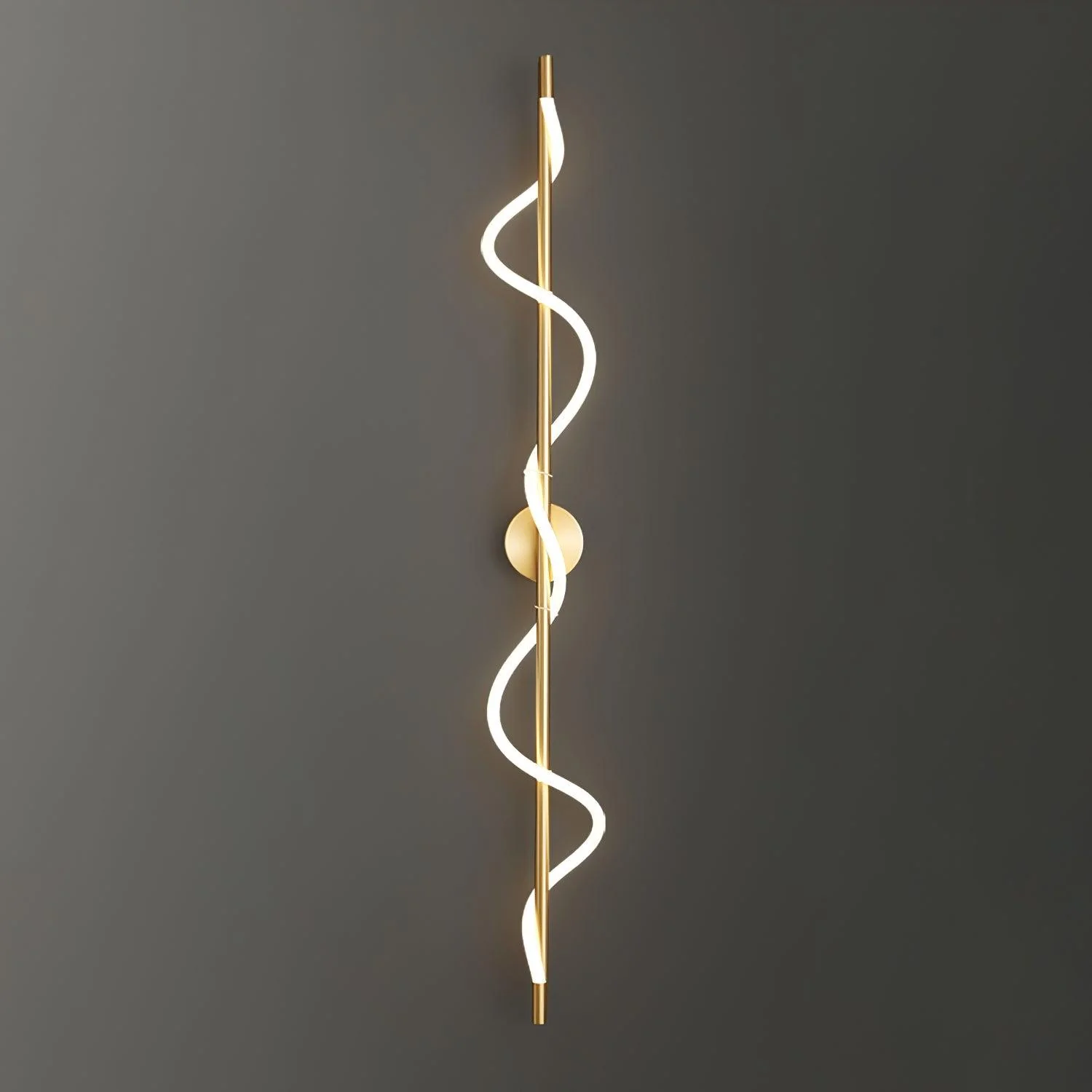 Valentina Modern Flexible Curve Metal Wall Light Living Room Bedroom