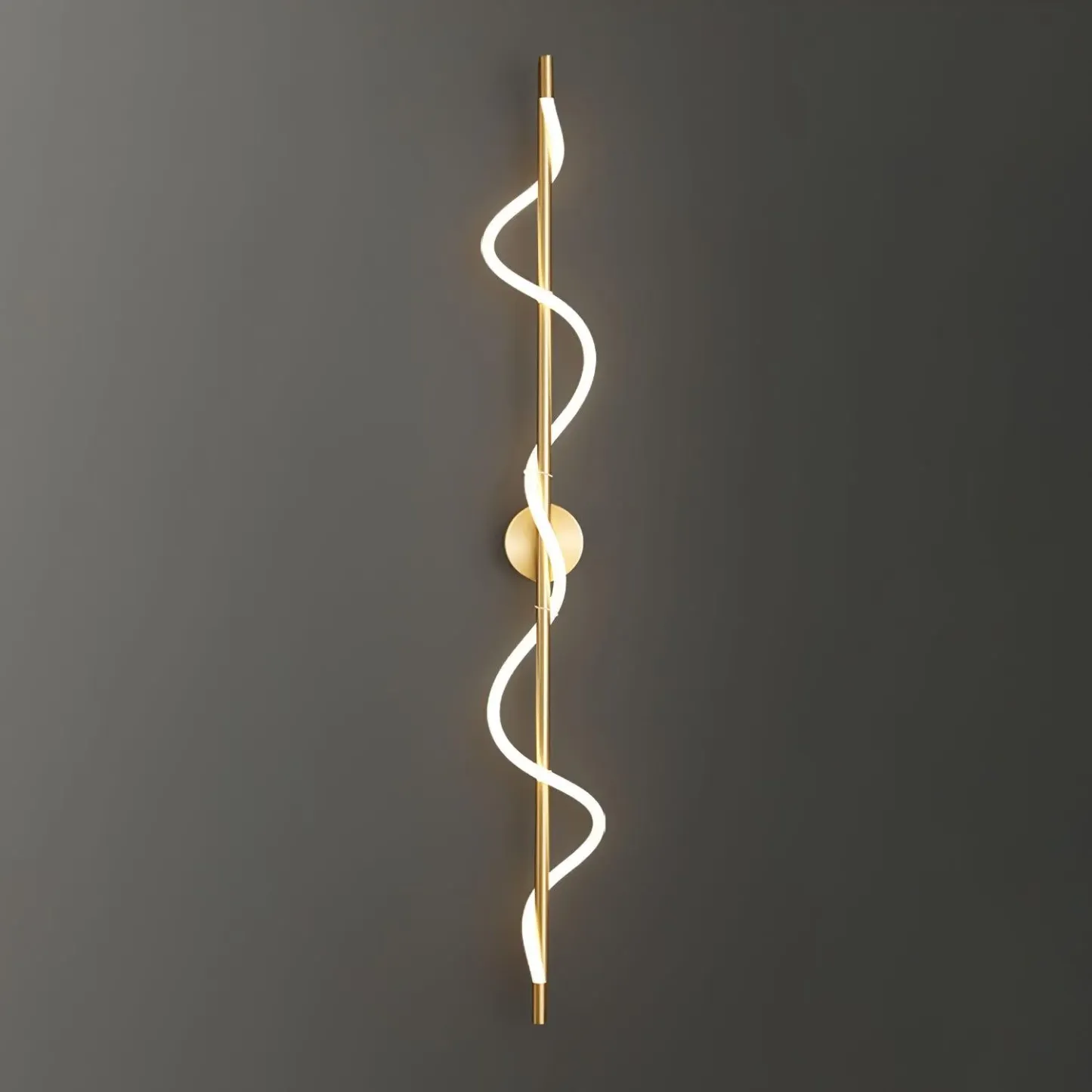 Valentina Modern Flexible Curve Metal Wall Light Living Room Bedroom