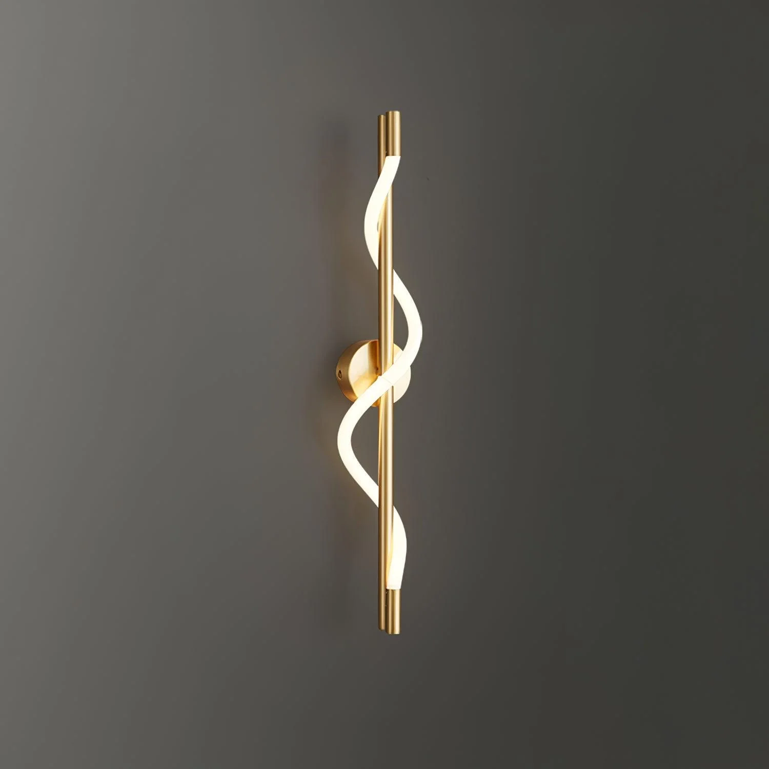 Valentina Modern Flexible Curve Metal Wall Light Living Room Bedroom
