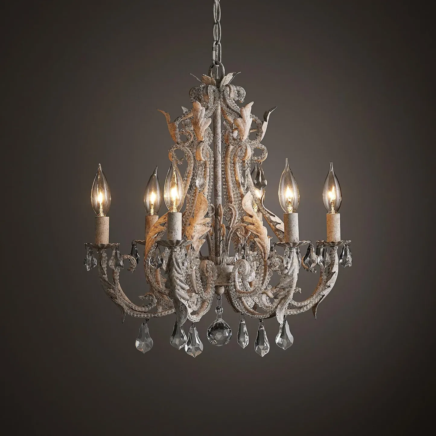 Marilyn Vintage Luxury Crystal Candle Holder Chandelier Living Room Bedroom