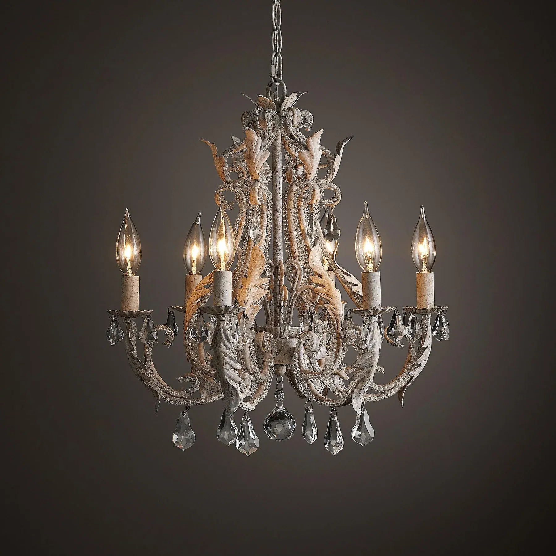 Marilyn Vintage Luxury Crystal Candle Holder Chandelier Living Room Bedroom