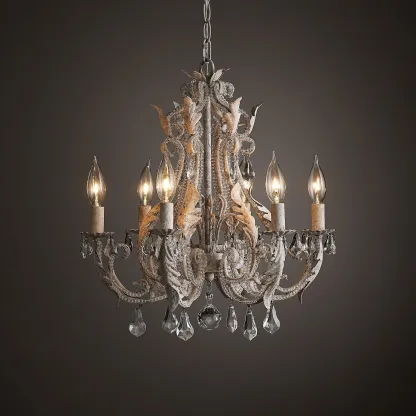 Marilyn Vintage Luxury Crystal Candle Holder Chandelier Living Room Bedroom