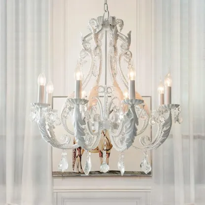 Marilyn Vintage Luxury Crystal Candle Holder Chandelier Living Room Bedroom