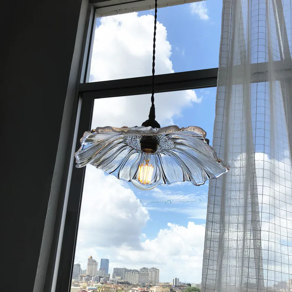Carins Moderne Fleur Verre Suspendu Suspension Salle à Manger