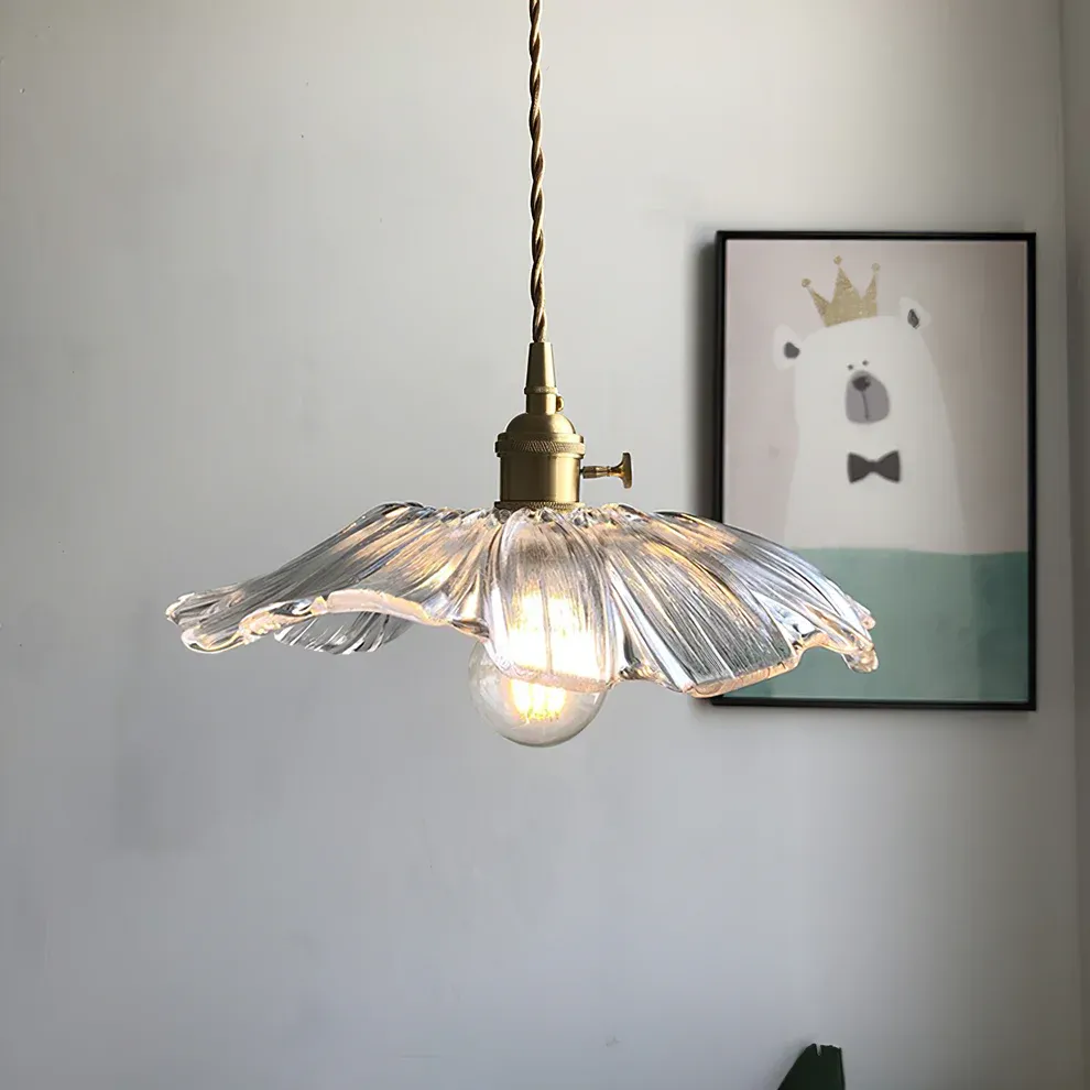 Carins Moderne Fleur Verre Suspendu Suspension Salle à Manger