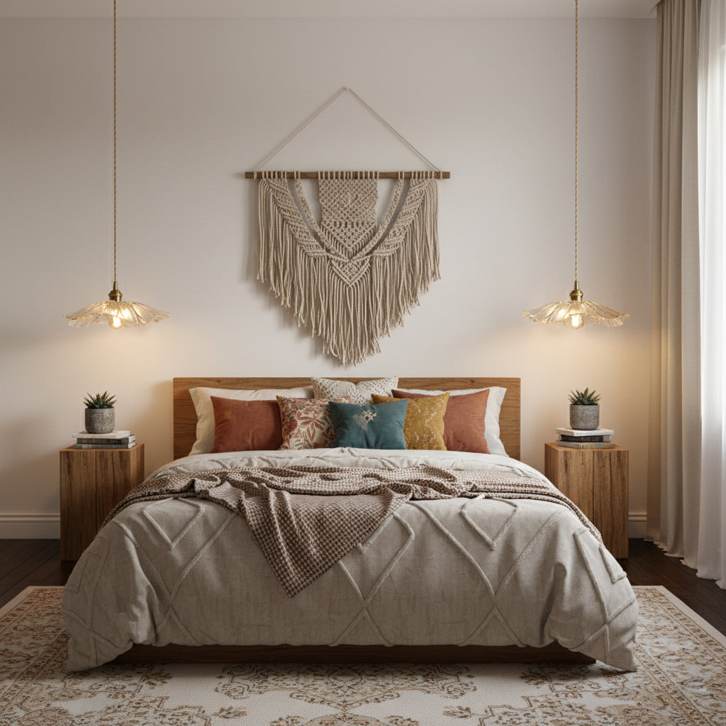 Verona Vintage Flower Glass Pendant Light