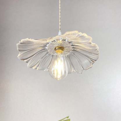 Verona Vintage Flower Glass Pendant Light