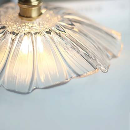 Verona Vintage Flower Glass Pendant Light