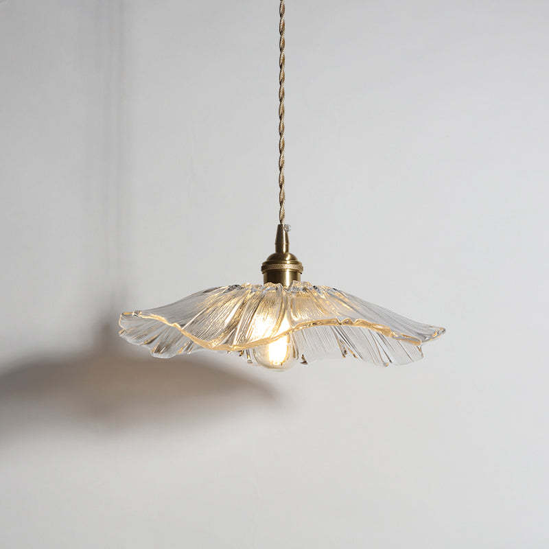 Vintage Fleur Verre Suspension | Las Sola