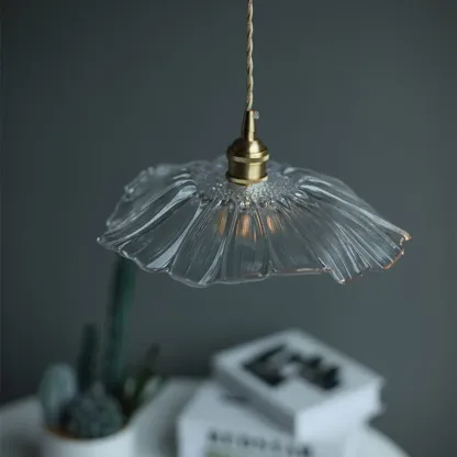 Carins Moderne Fleur Verre Suspendu Suspension Salle à Manger