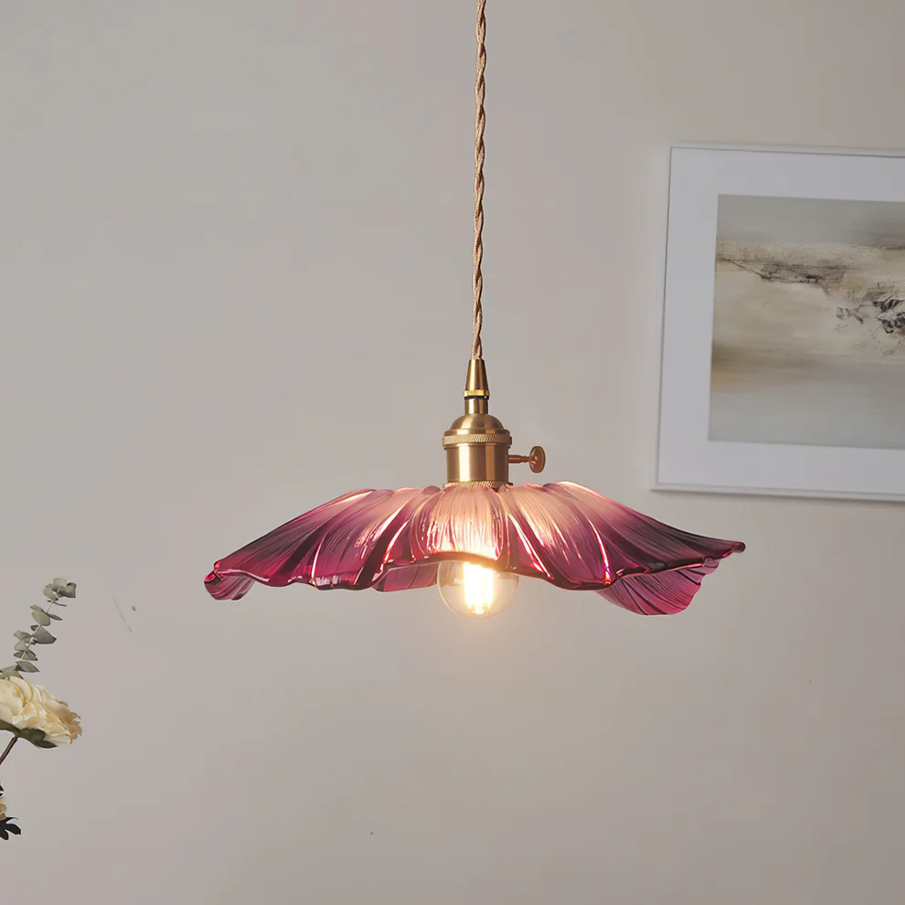 Carins Moderne Fleur Verre Suspendu Suspension Salle à Manger