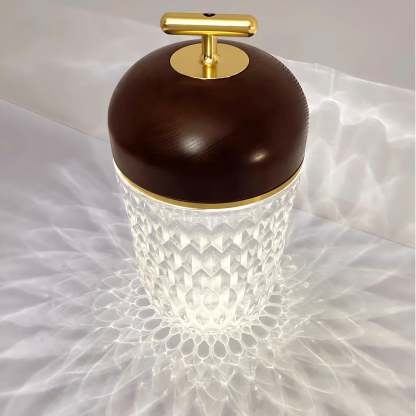 Verona Folia Crystal Portable Table Lamp