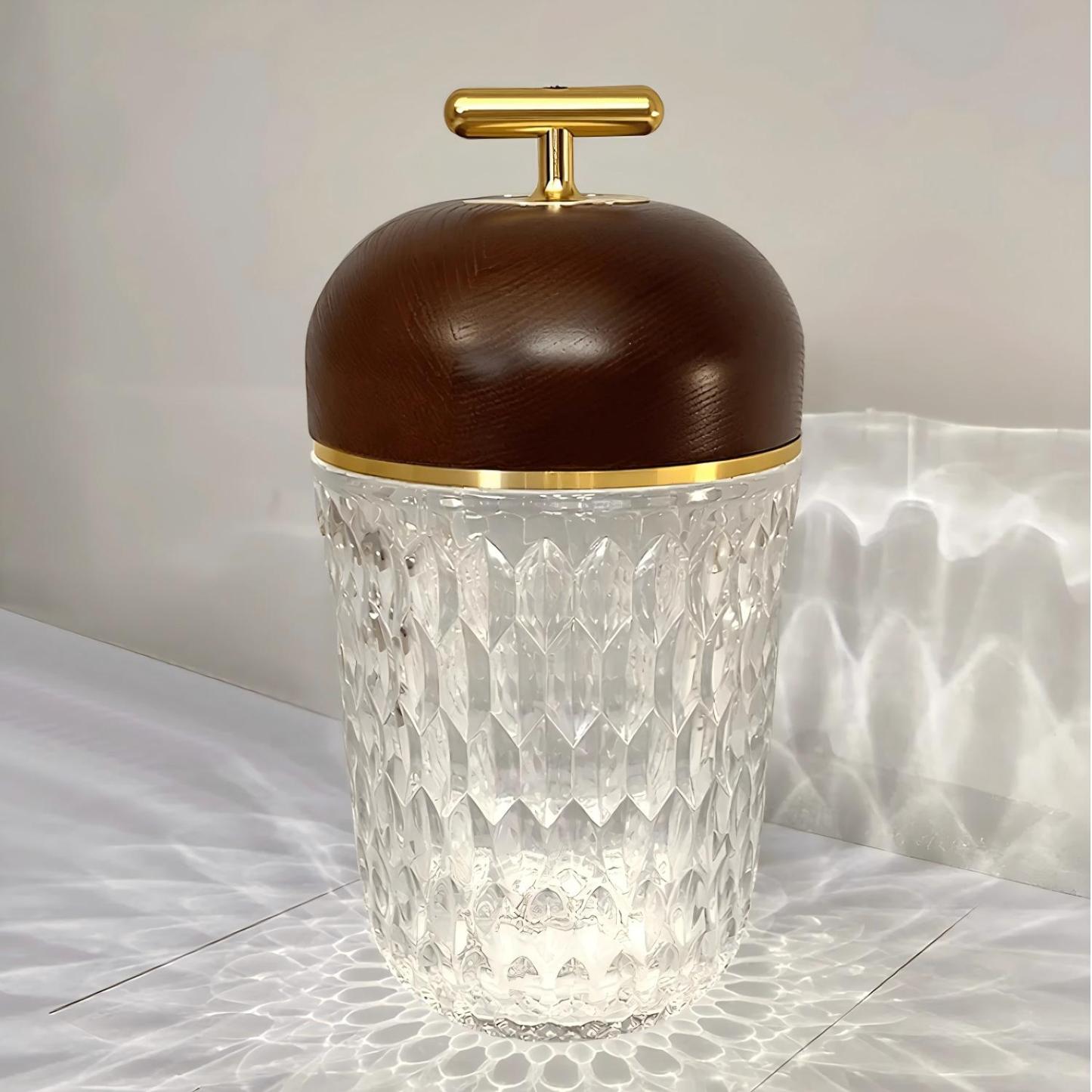Verona Folia Crystal Portable Table Lamp