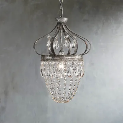 Marilyn Nordic Crystal Metal Silver Gold Pendant Light Dining Room Bedroom