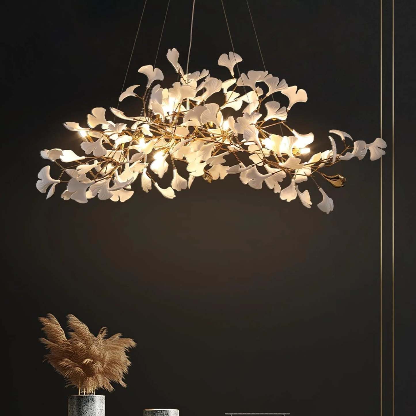 Muse Gingko Leaf Design N Chandelier