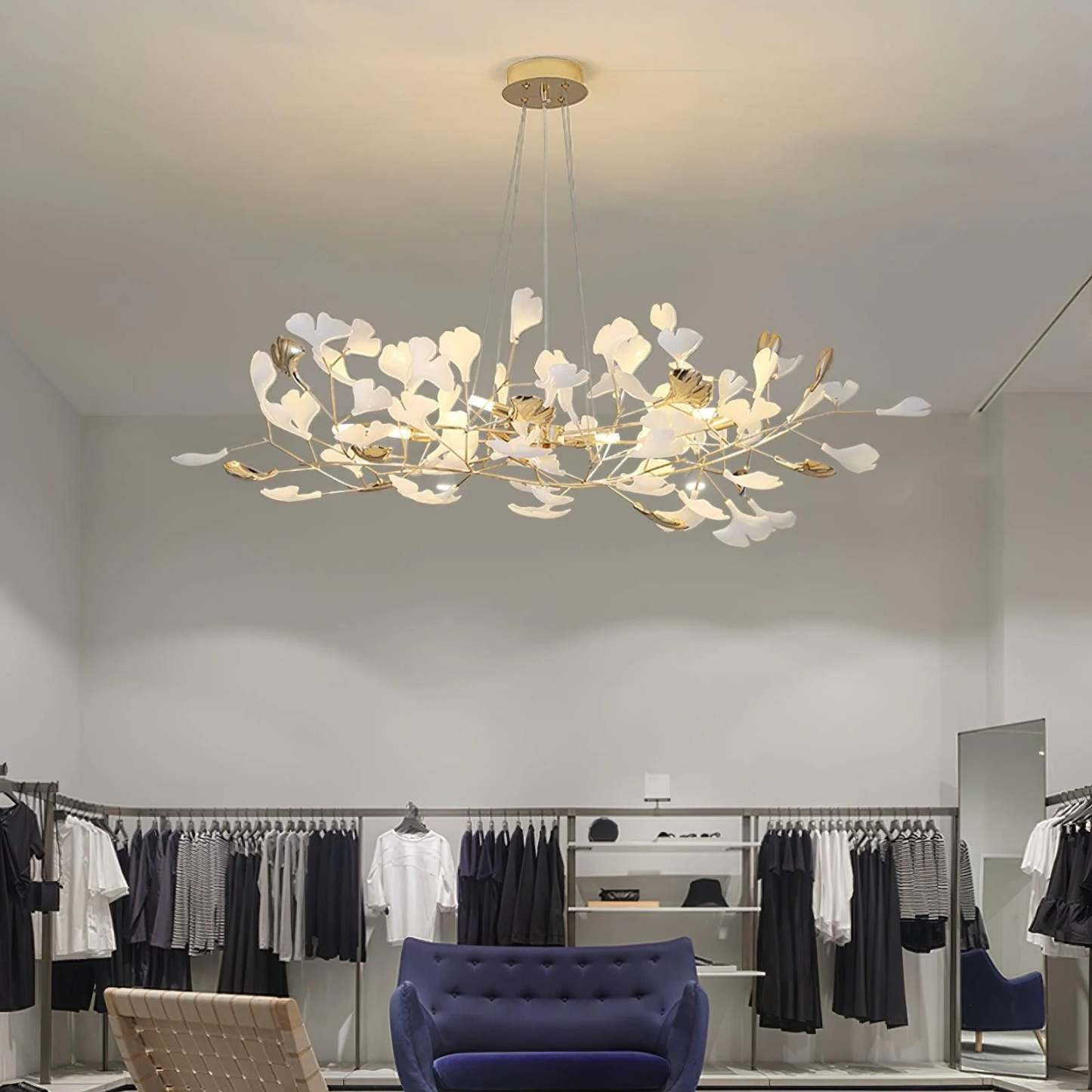 Muse Gingko Leaf Design N Chandelier