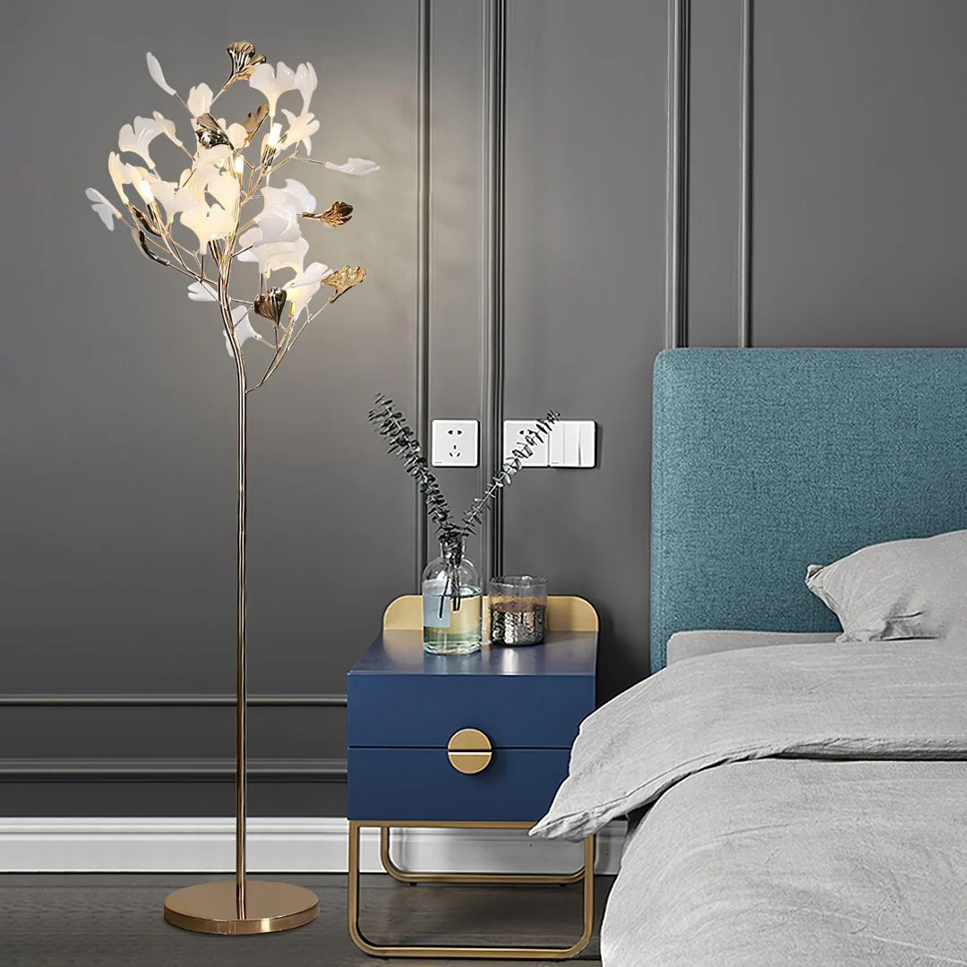 Muse Gingko Leaf Shadow Floor Lamp