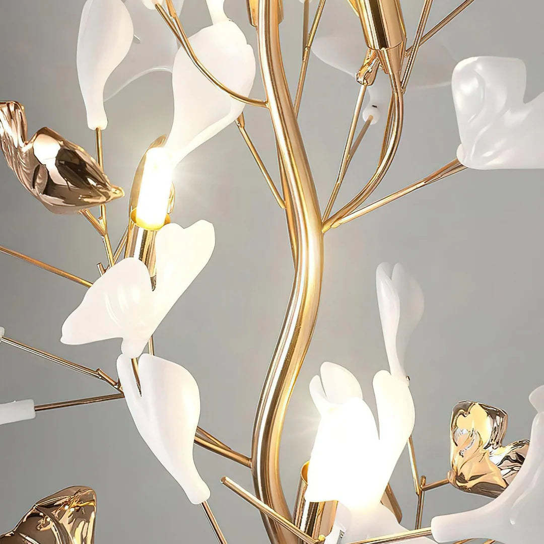 Muse Gingko Leaf Shadow Floor Lamp