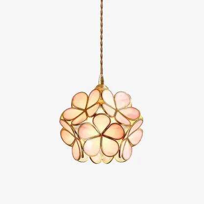 Alessio Vintage Flower Glass Pendant Light Shades Living Room Bedroom