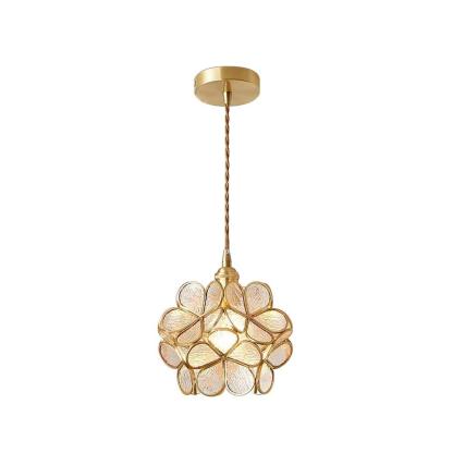 Alessio Vintage Flower Glass Pendant Light Shades Living Room Bedroom