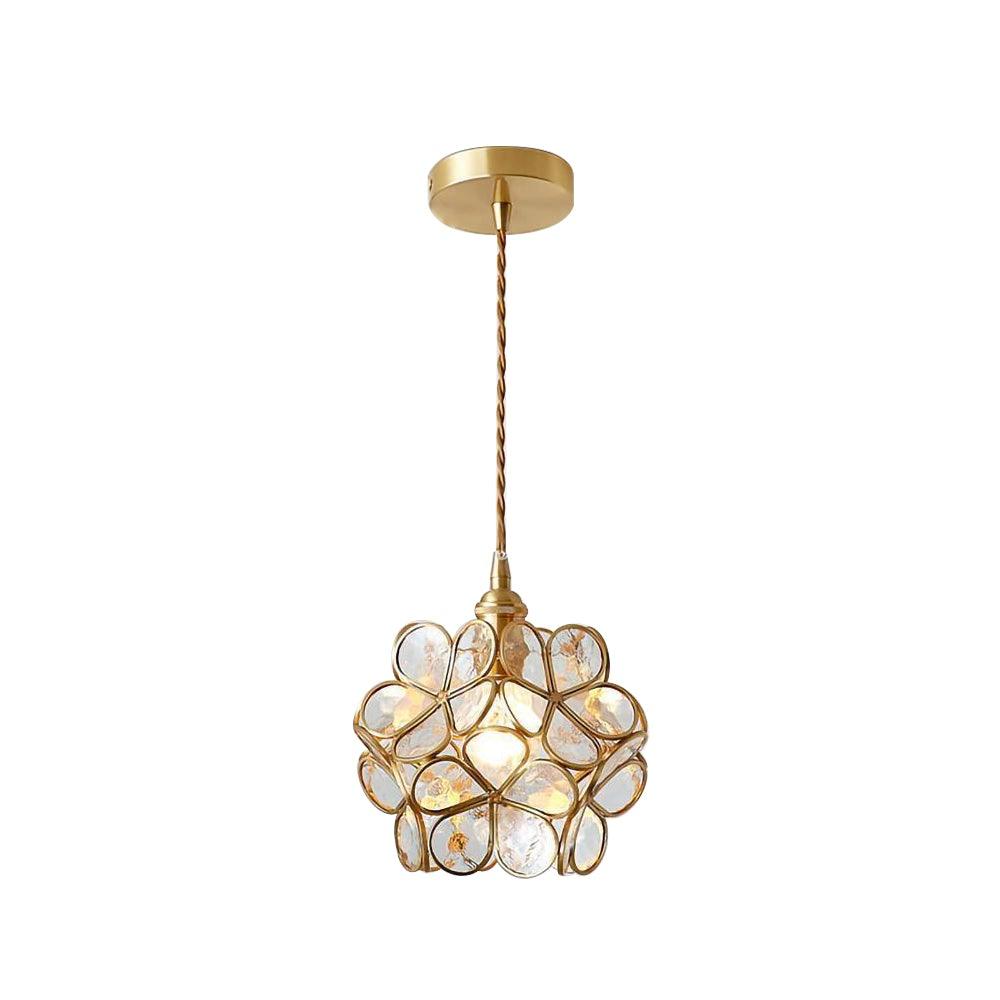 Alessio Vintage Flower Glass Pendant Light Shades Living Room Bedroom