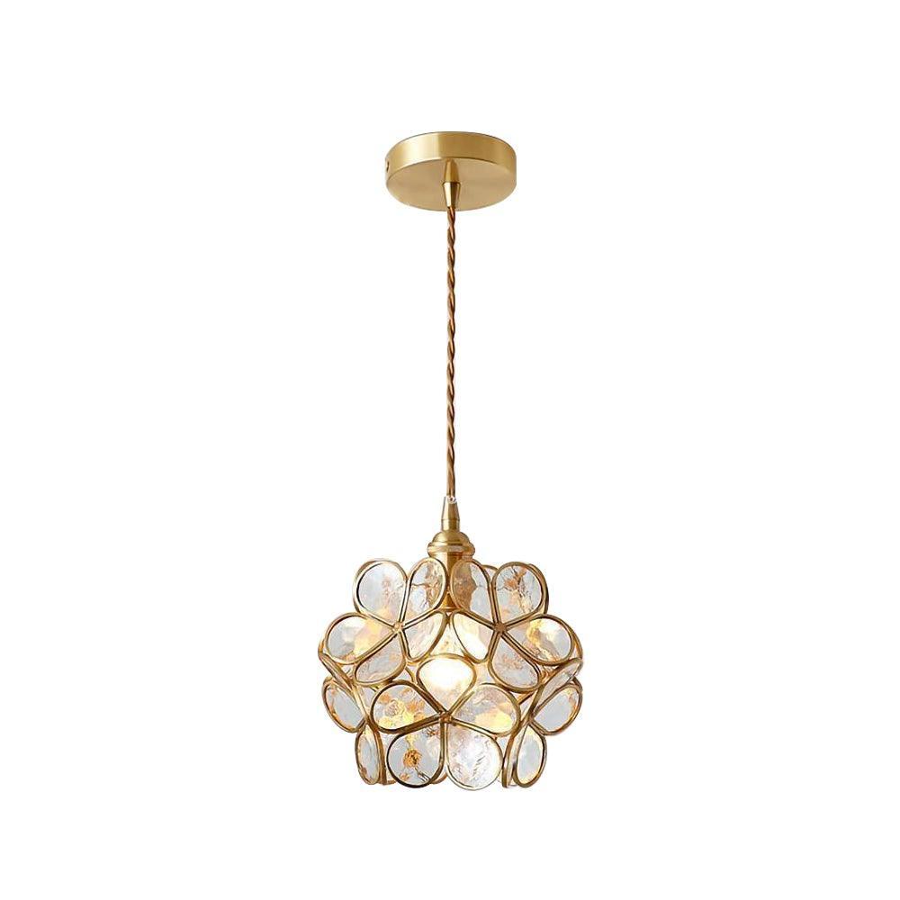 Alessio Vintage Flower Glass Pendant Light Shades Living Room Bedroom