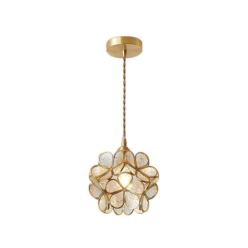Alessio Vintage Flower Glass Pendant Light Shades Living Room Bedroom