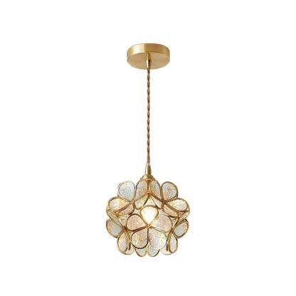 Alessio Vintage Flower Glass Pendant Light Shades Living Room Bedroom