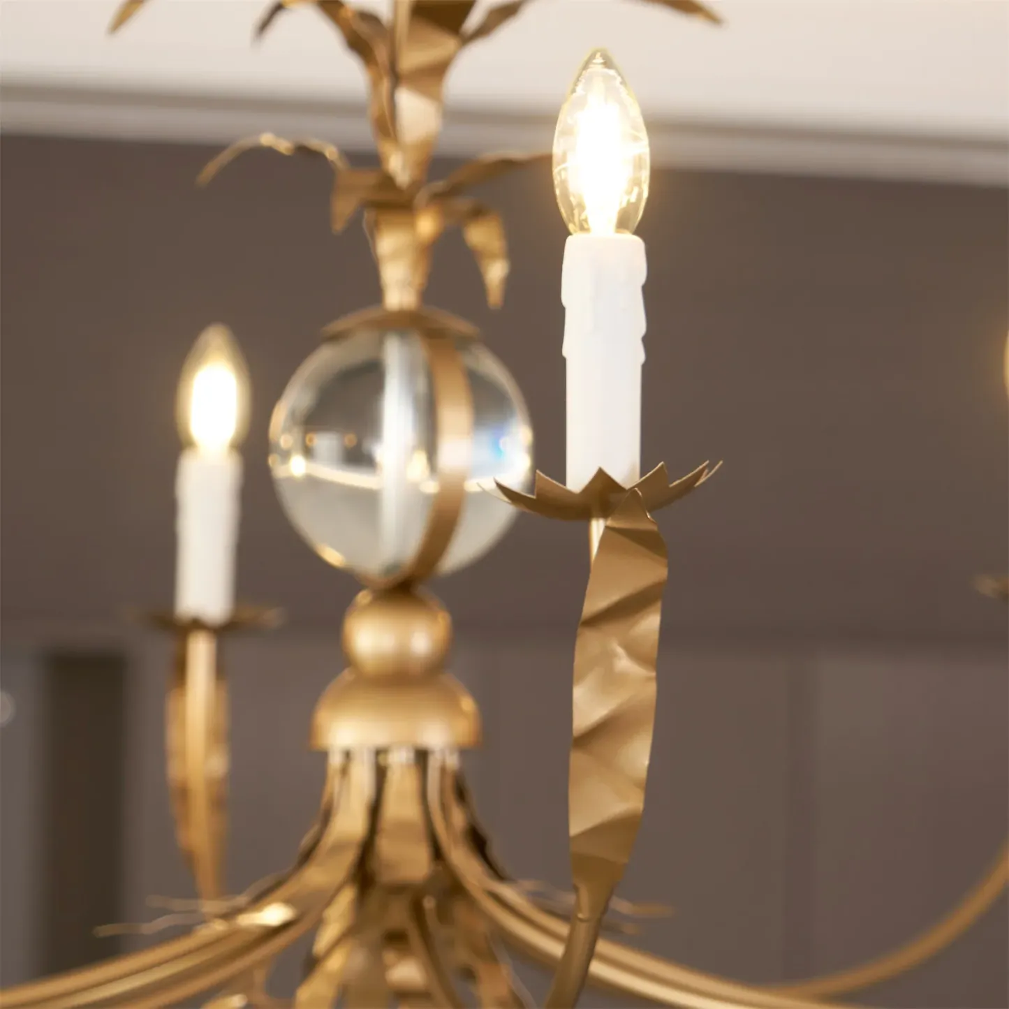 Alessio  Vintage Metal Brass Pendant Light Dining Room Bedroom
