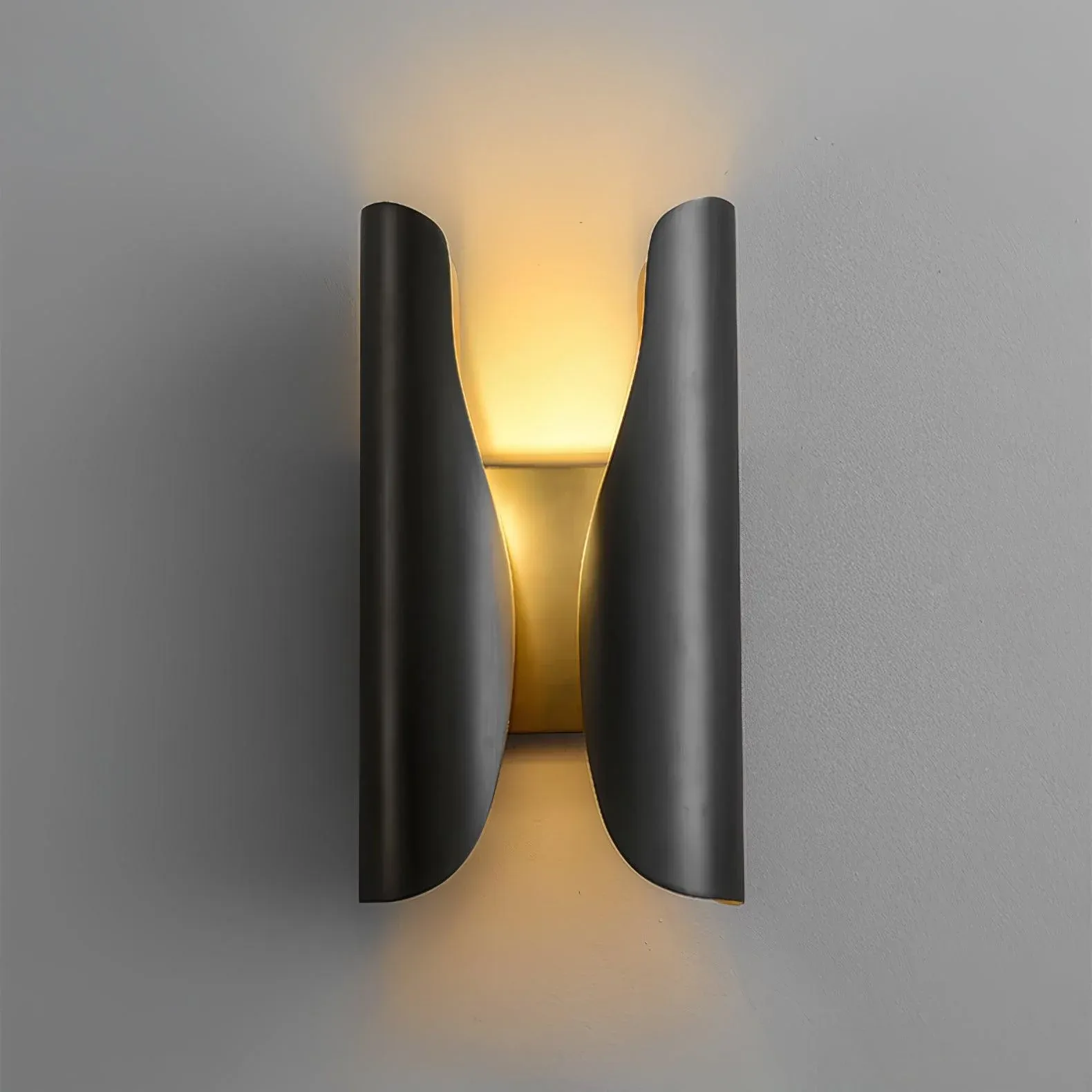 Orr Industrial Brass Metal Wall Lamp Dining Room Bedroom Living Room