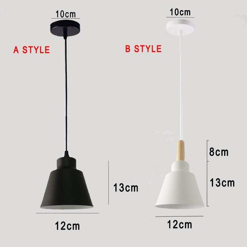 Nordic Modern Aluminum / Wood Pendant Lights - Lumiano