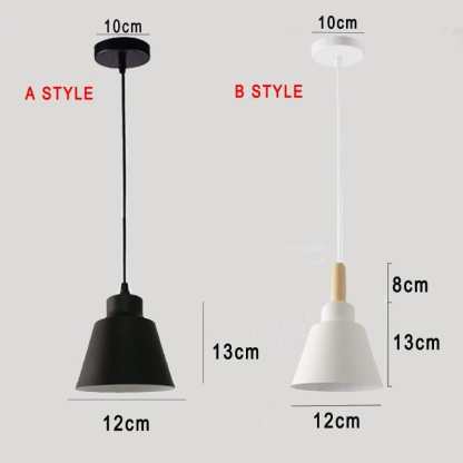 Nordic Modern Aluminum / Wood Pendant Lights - Lumiano
