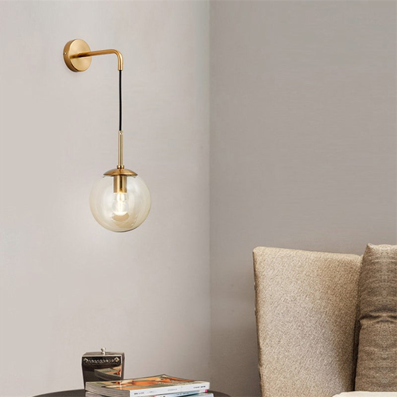 Nordic Modern Glass Ball Wall Lamps