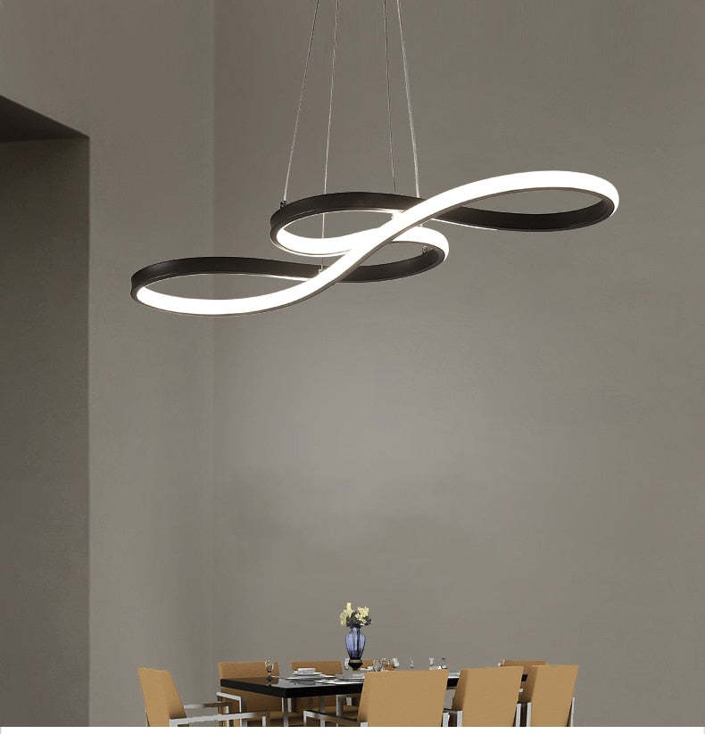 Lustre Suspendu Moderne Lustre en Aluminium Éclairage de Plafond Nordique | Las Sola