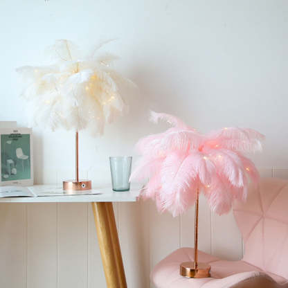 Fairy Feather Tree Table Lamp